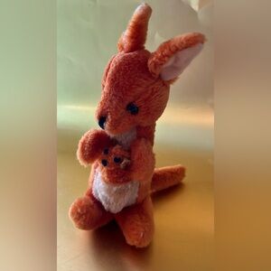 Orange Kangaroo Plush Toy